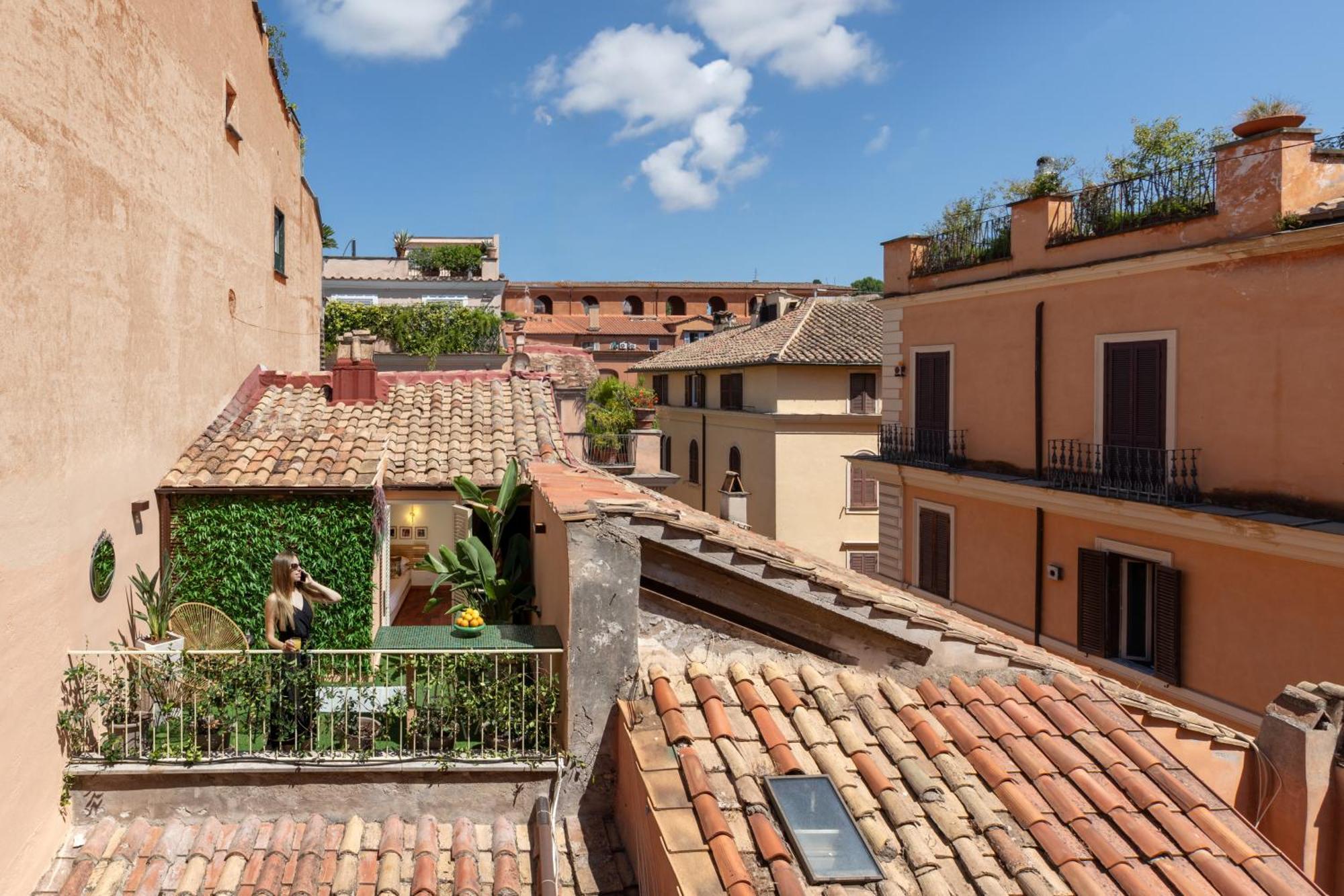 Rooftop Boho Loft Spanish Steps Rome Exterior photo