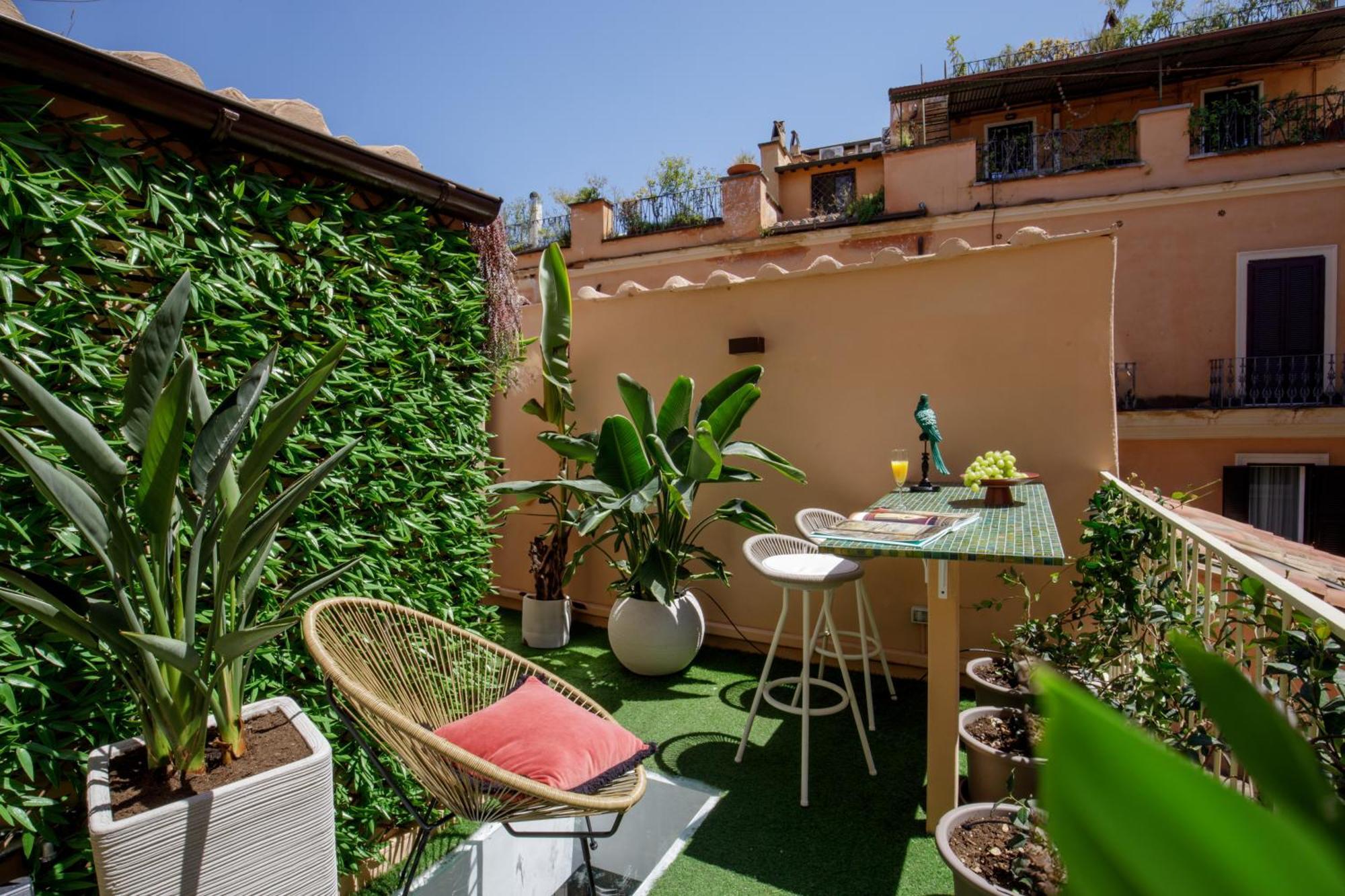 Rooftop Boho Loft Spanish Steps Rome Exterior photo
